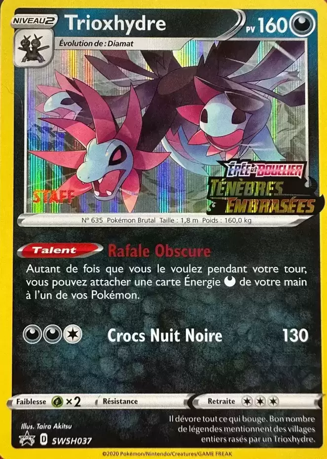 Cartes Promo Black Star Épée et Bouclier - Trioxhydre Staff