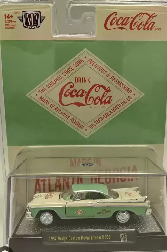 M2 Machines - Coca Cola - 1957 Dodge Custom Royal Lancer D500