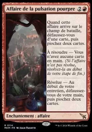 Meurtres au Manoir Karlov - Affaire de la pulsation pourpre