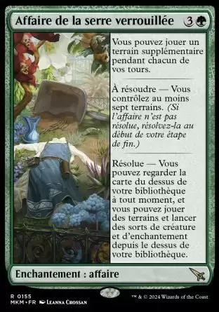 Meurtres au Manoir Karlov - Affaire de la serre verrouillée
