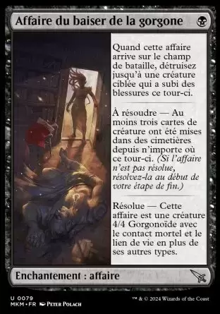 Meurtres au Manoir Karlov - Affaire du baiser de la gorgone