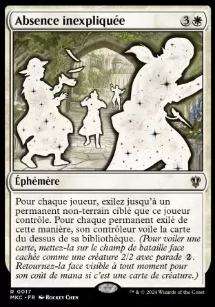 Meurtres au Manoir Karlov - Commander Decks - Absence inexpliquée