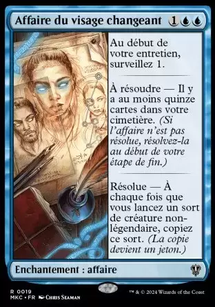 Meurtres au Manoir Karlov - Commander Decks - Affaire du visage changeant