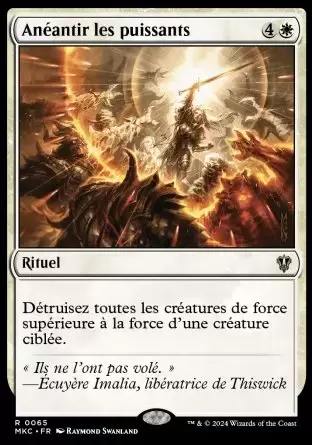 Meurtres au Manoir Karlov - Commander Decks - Anéantir les puissants