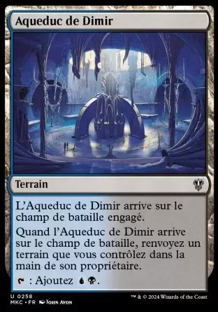 Meurtres au Manoir Karlov - Commander Decks - Aqueduc de Dimir