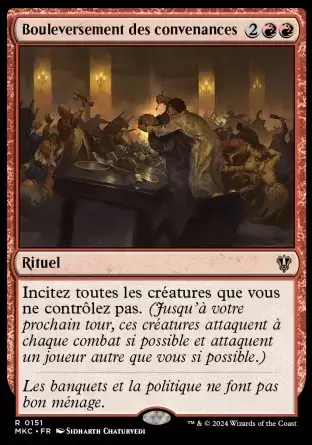 Meurtres au Manoir Karlov - Commander Decks - Bouleversement des convenances