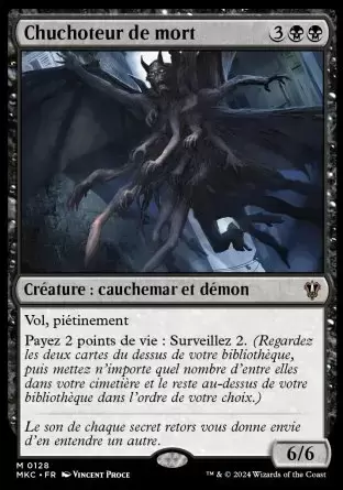 Meurtres au Manoir Karlov - Commander Decks - Chuchoteur de mort