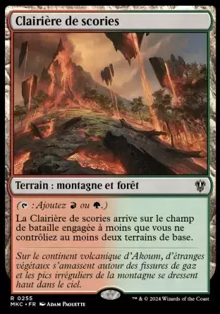 Meurtres au Manoir Karlov - Commander Decks - Clairière de scories