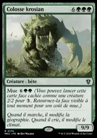 Meurtres au Manoir Karlov - Commander Decks - Colosse krosian