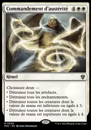 Meurtres au Manoir Karlov - Commander Decks - Commandement d\'austérité