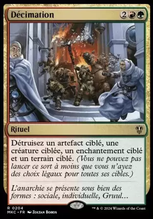 Meurtres au Manoir Karlov - Commander Decks - Décimation
