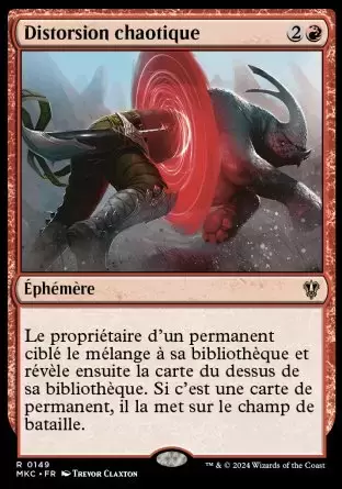 Meurtres au Manoir Karlov - Commander Decks - Distorsion chaotique