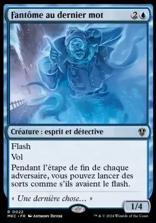 Meurtres au Manoir Karlov - Commander Decks - Fantôme au dernier mot