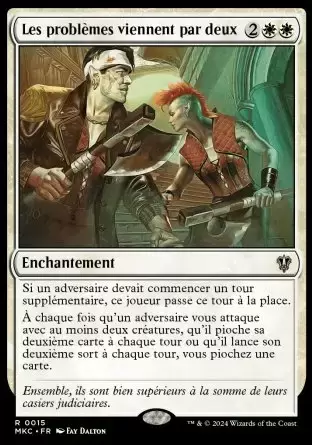 Meurtres au Manoir Karlov - Commander Decks - Les problèmes viennent par deux