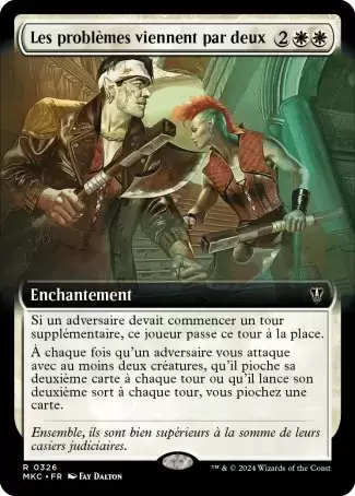 Meurtres au Manoir Karlov - Commander Decks - Les problèmes viennent par deux