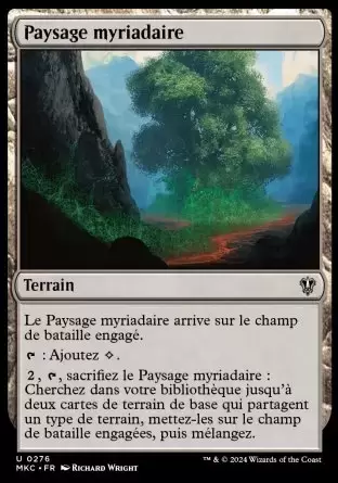 Meurtres au Manoir Karlov - Commander Decks - Paysage myriadaire