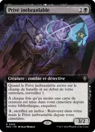 Meurtres au Manoir Karlov - Commander Decks - Privé inébranlable