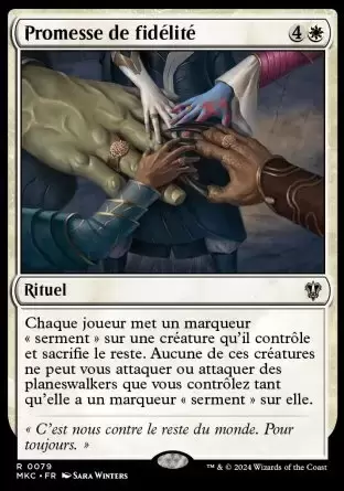 Meurtres au Manoir Karlov - Commander Decks - Promesse de fidélité