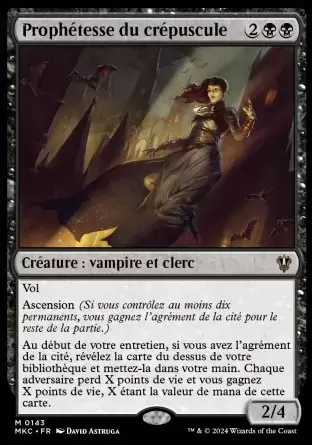 Meurtres au Manoir Karlov - Commander Decks - Prophétesse du crépuscule