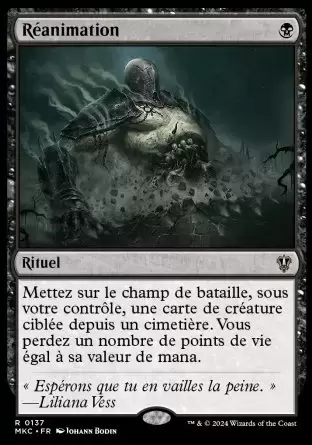 Meurtres au Manoir Karlov - Commander Decks - Réanimation