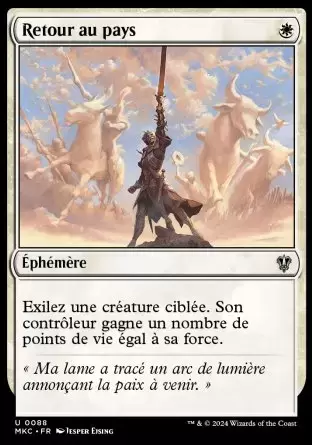 Meurtres au Manoir Karlov - Commander Decks - Retour au pays