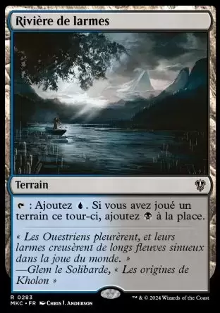 Meurtres au Manoir Karlov - Commander Decks - Rivière de larmes