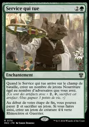 Meurtres au Manoir Karlov - Commander Decks - Service qui tue