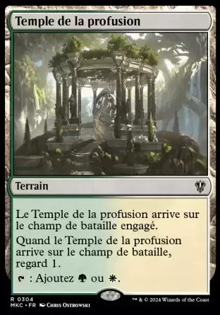 Meurtres au Manoir Karlov - Commander Decks - Temple de la profusion