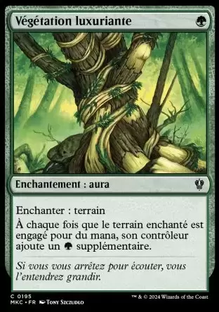 Meurtres au Manoir Karlov - Commander Decks - Végétation luxuriante