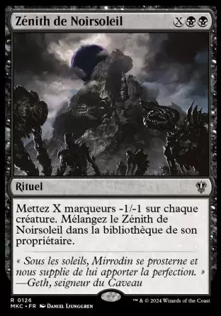Meurtres au Manoir Karlov - Commander Decks - Zénith de Noirsoleil