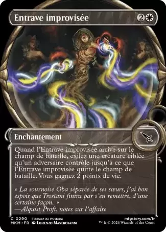 Meurtres au Manoir Karlov - Entrave improvisée