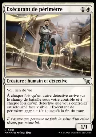 Meurtres au Manoir Karlov - Exécutant de périmètre