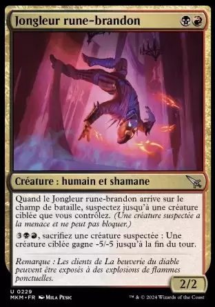 Meurtres au Manoir Karlov - Jongleur rune-brandon