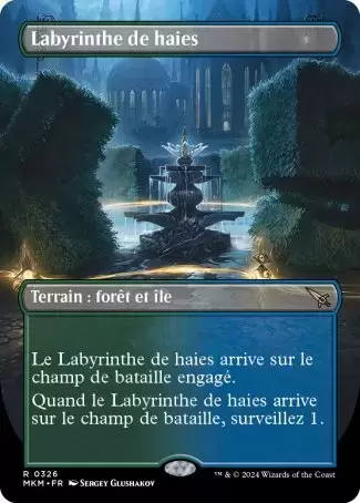 Meurtres au Manoir Karlov - Labyrinthe de haies