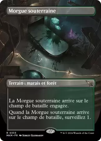 Meurtres au Manoir Karlov - Morgue souterraine