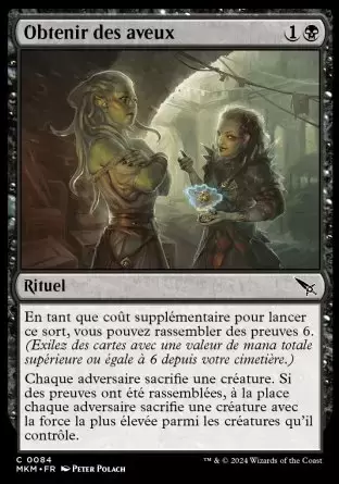 Meurtres au Manoir Karlov - Obtenir des aveux