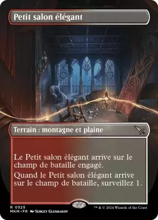 Meurtres au Manoir Karlov - Petit salon élégant
