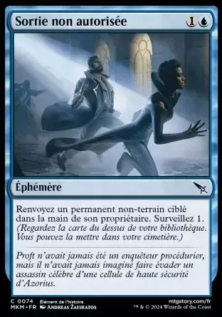 Meurtres au Manoir Karlov - Sortie non autorisée