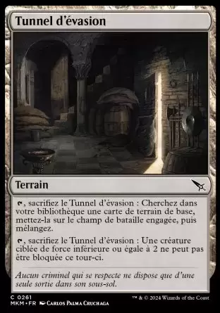 Meurtres au Manoir Karlov - Tunnel d\'évasion