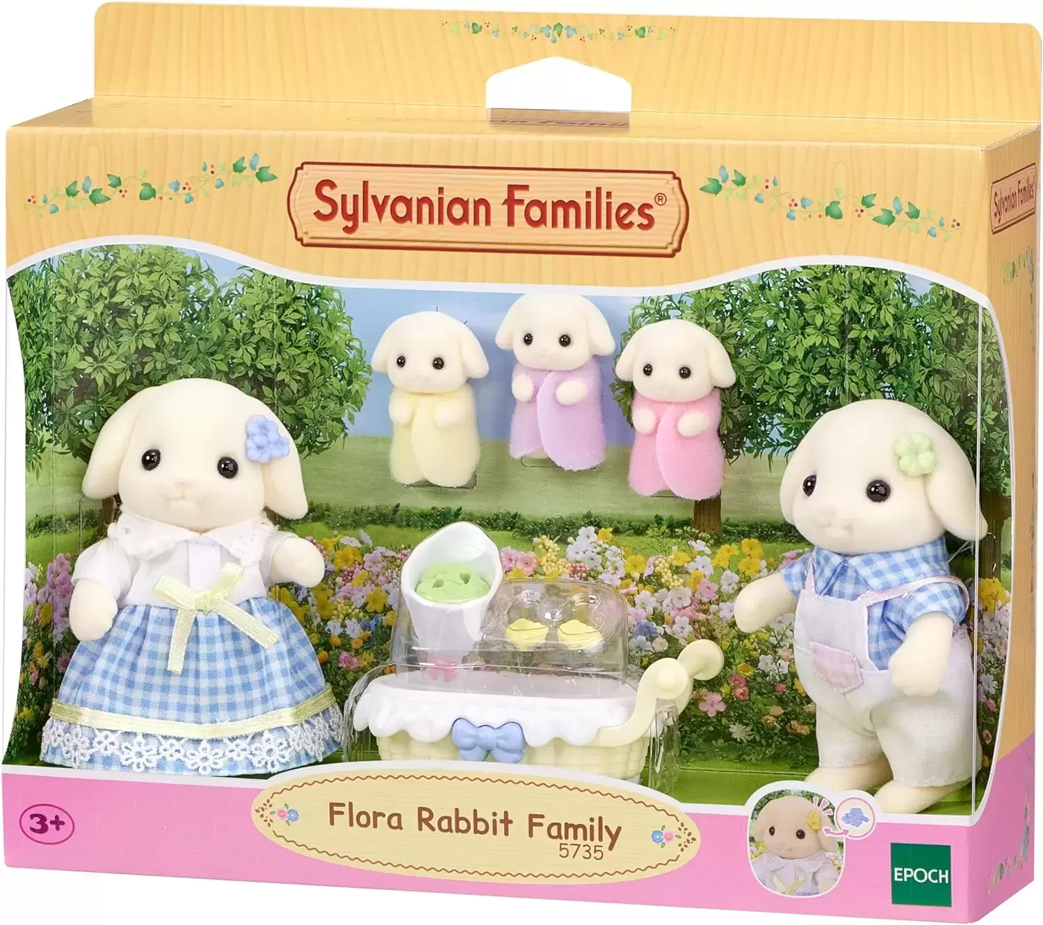 Sylvanian Families (Europe) - Flora Rabbit Family