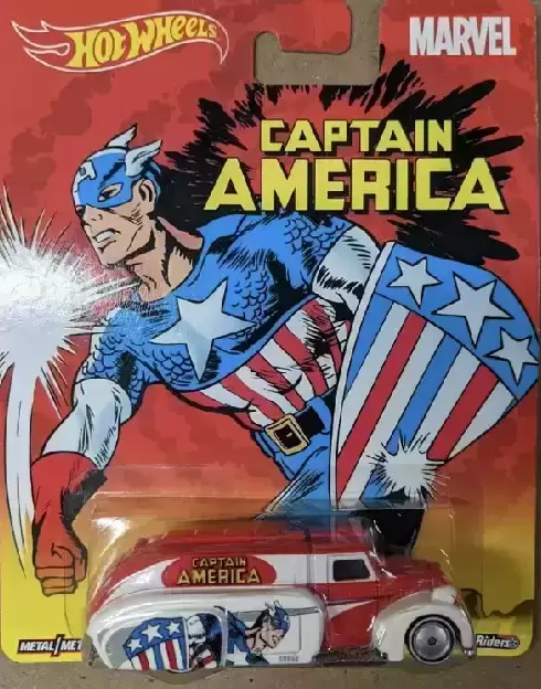 Mainline Hot Wheels - Captain America - 38 Dodge Airflow