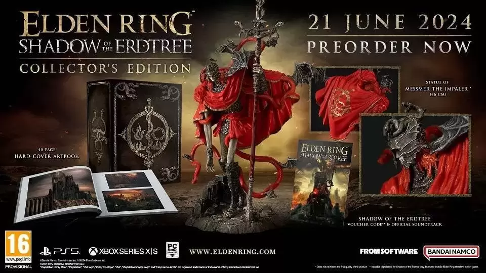 PS5 Games - Elden Ring Shadow of the Erdtree - Collector\'s Edition