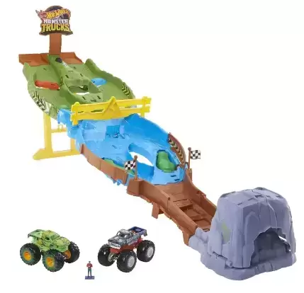 Hot Wheels - Playsets - Monster Trucks Wreckin\' Raceway