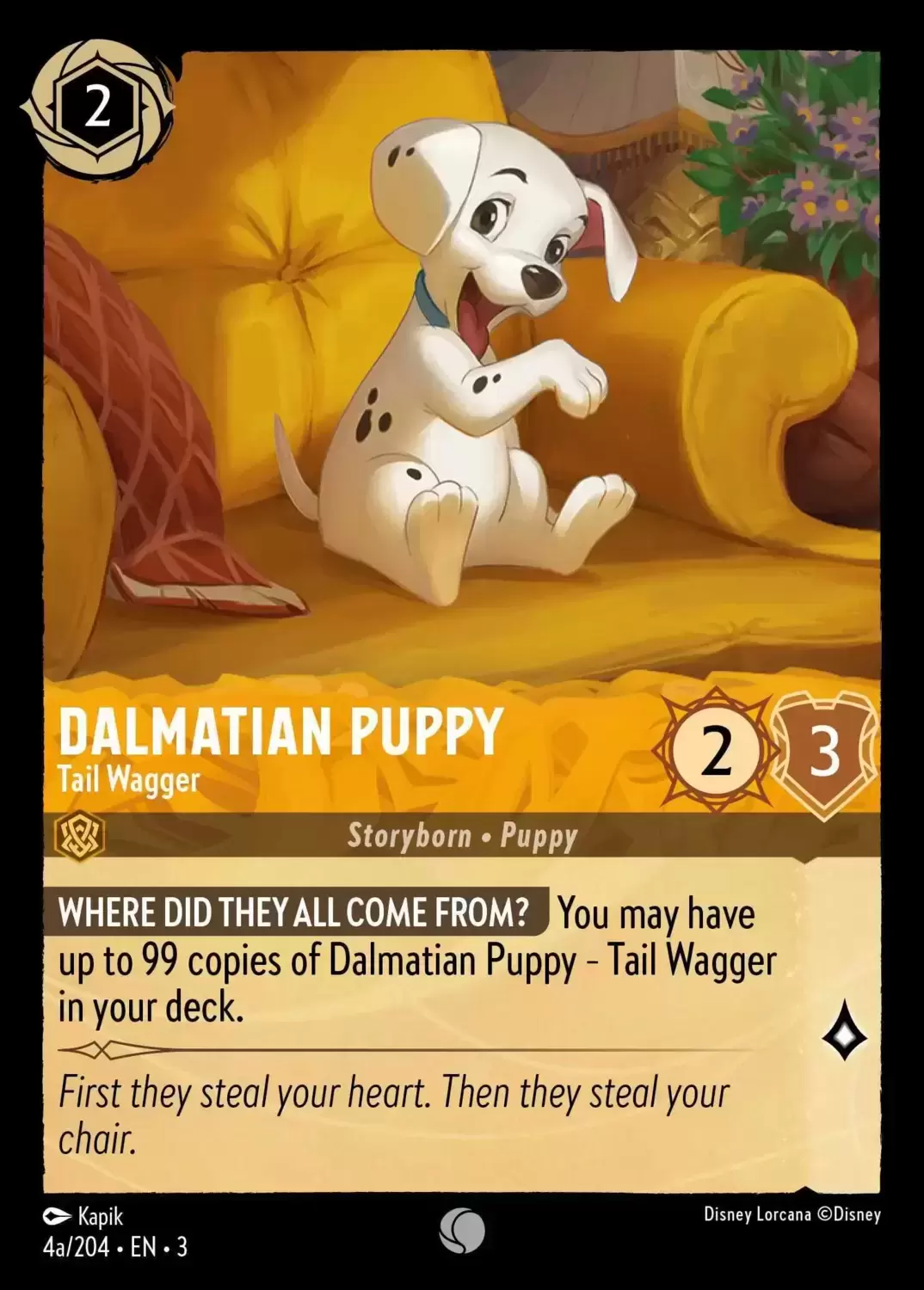 Into The Inklands - Dalmatian Puppy - Tail Wagger