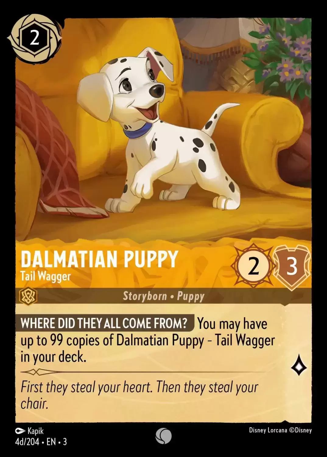 Into The Inklands - Dalmatian Puppy - Tail Wagger