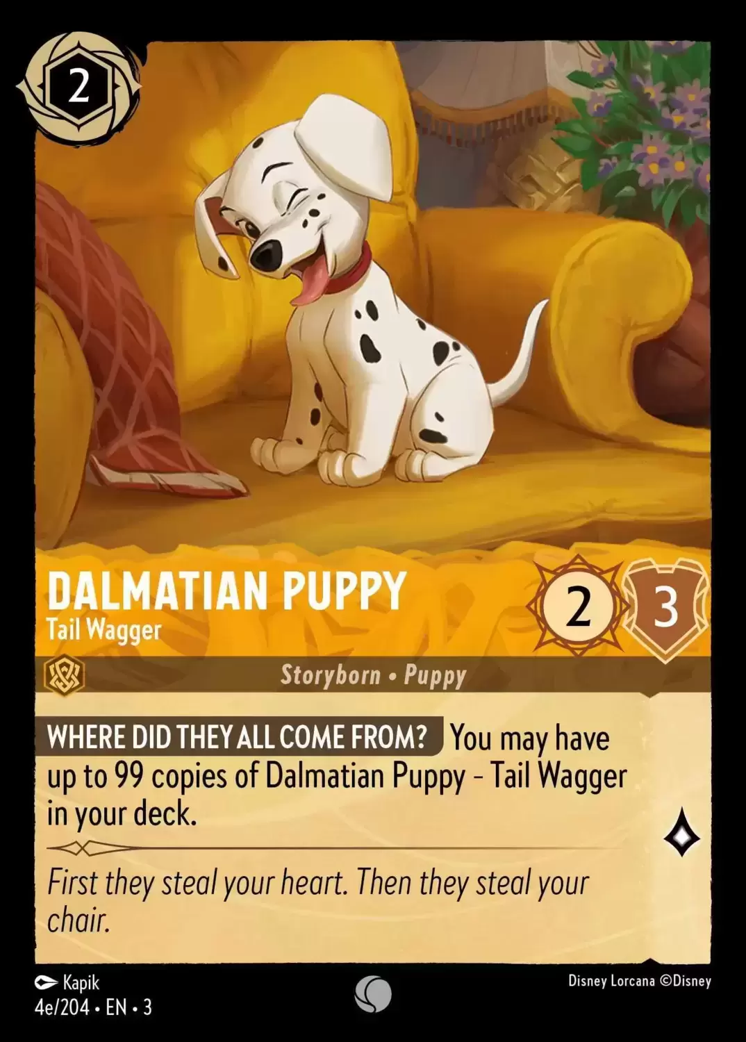 Into The Inklands - Dalmatian Puppy - Tail Wagger