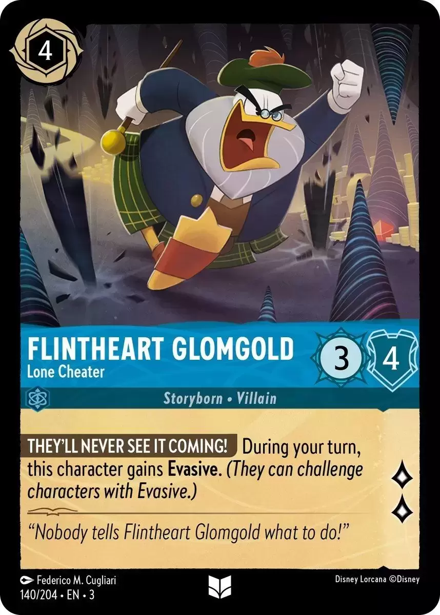 Into The Inklands - Flintheart Glomgold - Lone Cheater