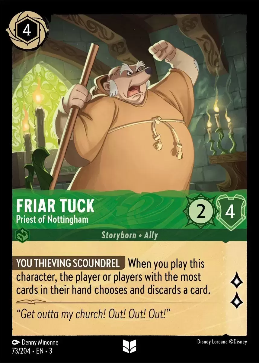Into The Inklands - Friar Tuck - Priest of Nottingham