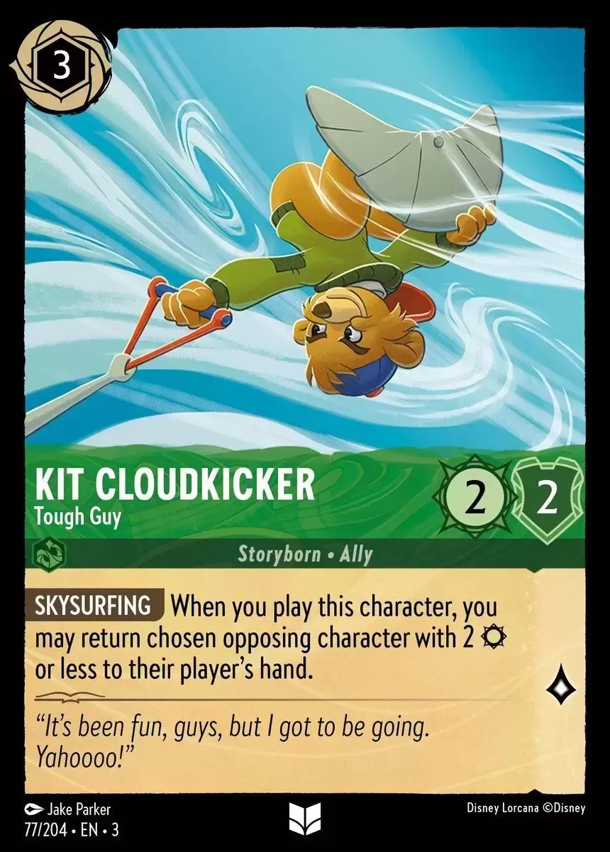 Into The Inklands - Kit Cloudkicker - Tough Guy