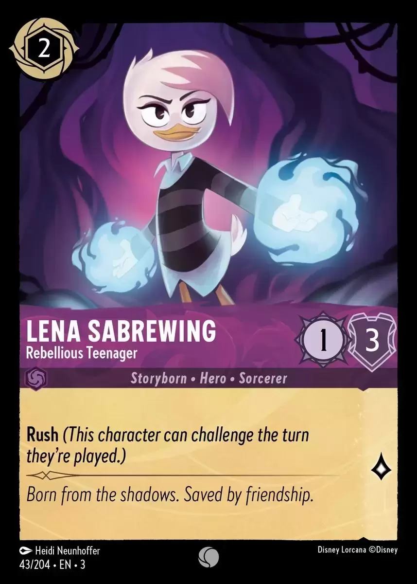 Into The Inklands - Lena Darkwing - Rebellious Teenager